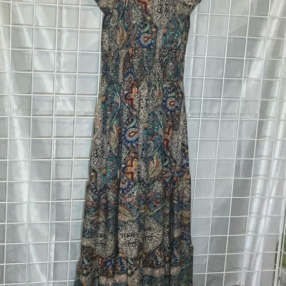 SHEIN Multicolor Paisley Maxi Dress - Picture 2 of 2